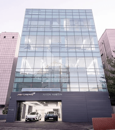 한남동 사옥용 건물 층고5미터 주차25대까지 가능한 빌딩